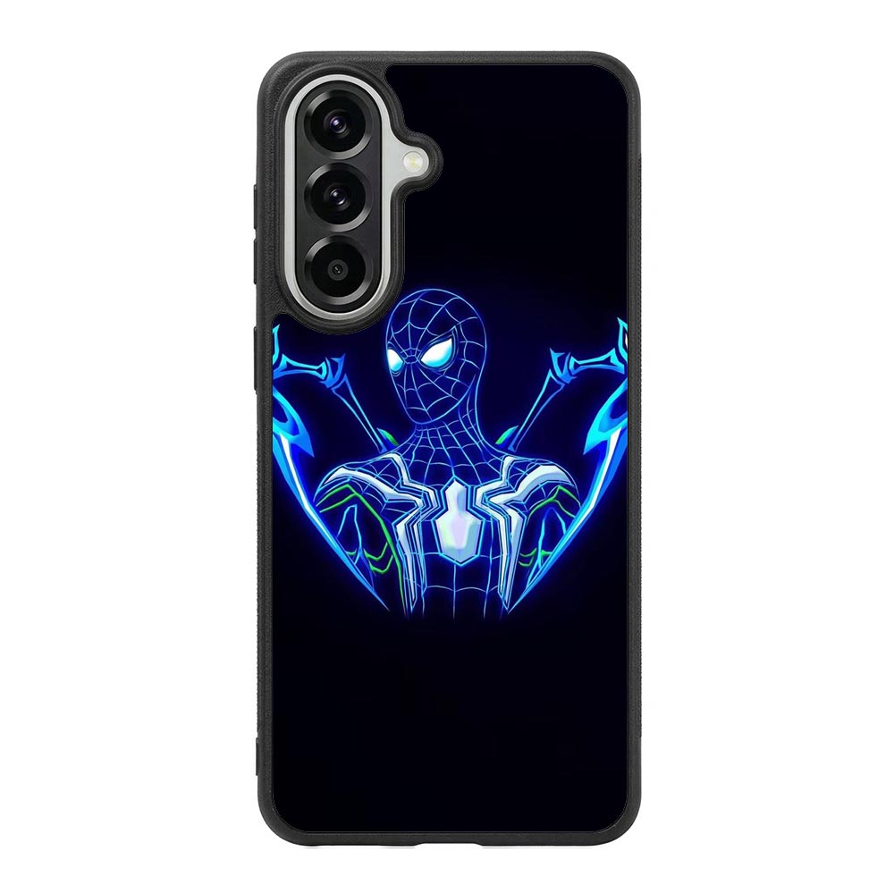 Spiderman Neon Blue Samsung Galaxy A37 Case OV2480