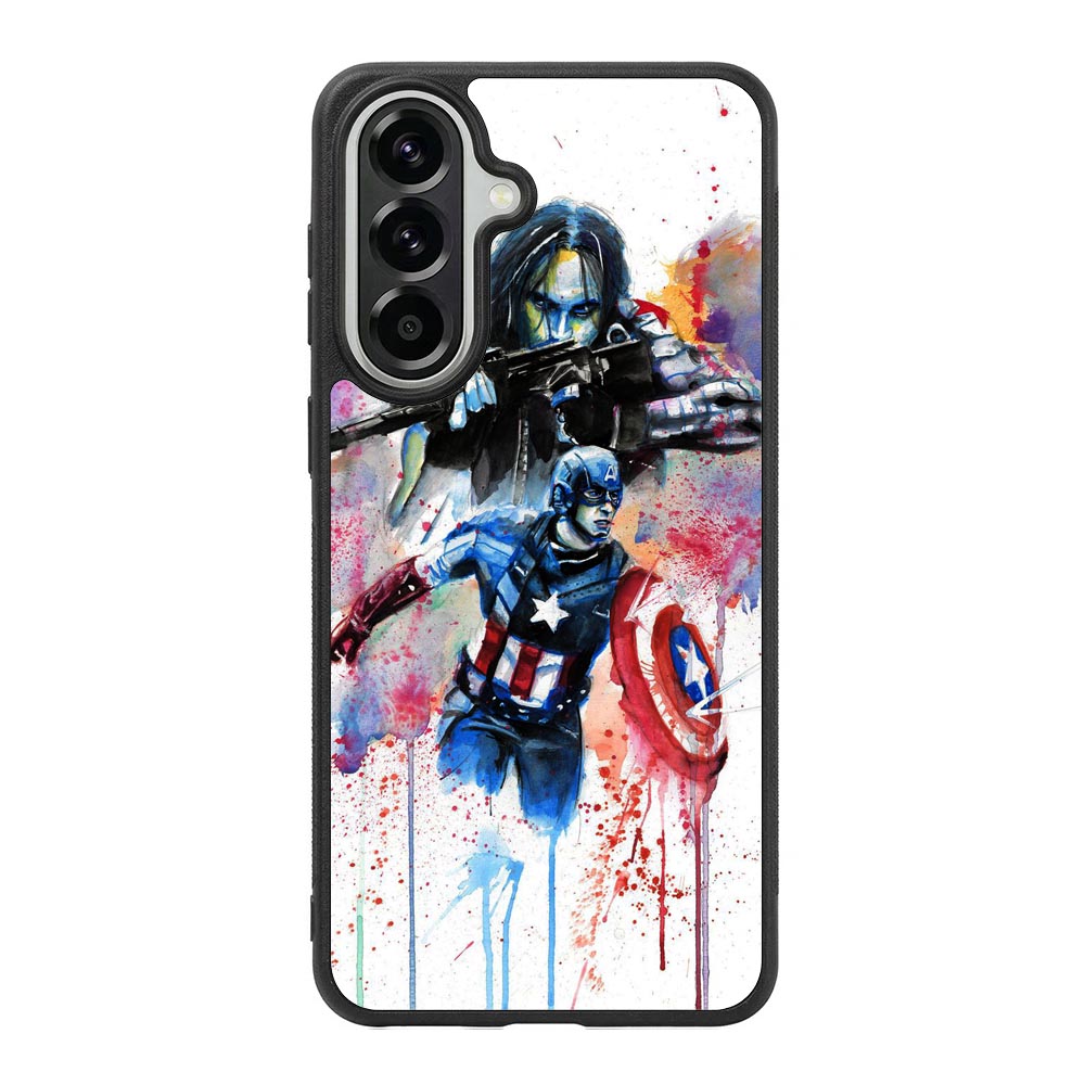 Captain America Watercolor Samsung Galaxy A37 Case OV1797