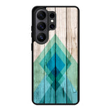 Simple Aztec on Wood Samsung Galaxy S26 Ultra Case QC1806