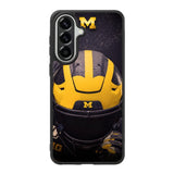 Michigan Wolverines Helmet Samsung Galaxy A57 Case QC10771