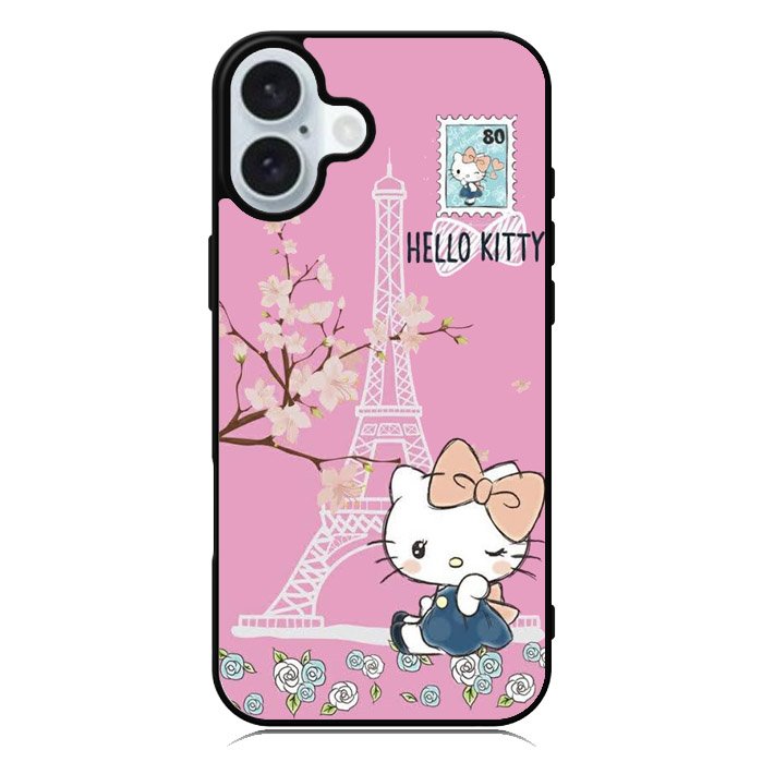 Hello Kitty Eiffel iPhone 16 Plus Case
