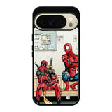 Funny Spiderman and Deadpool Google Pixel 10 Pro XL Case