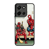 Funny Spiderman and Deadpool Motorola Moto G 5G 2025 Case OV0108