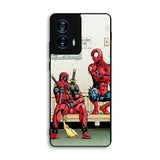 Funny Spiderman and Deadpool Motorola Moto G Power 5G 2024 Case OV2519