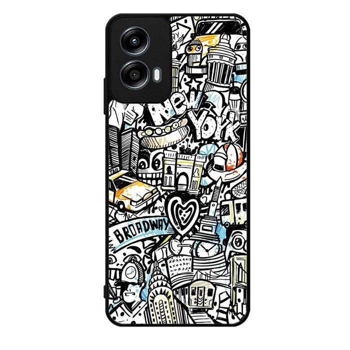 New York City Art Motorola Moto G Play 2024 Case OV1875