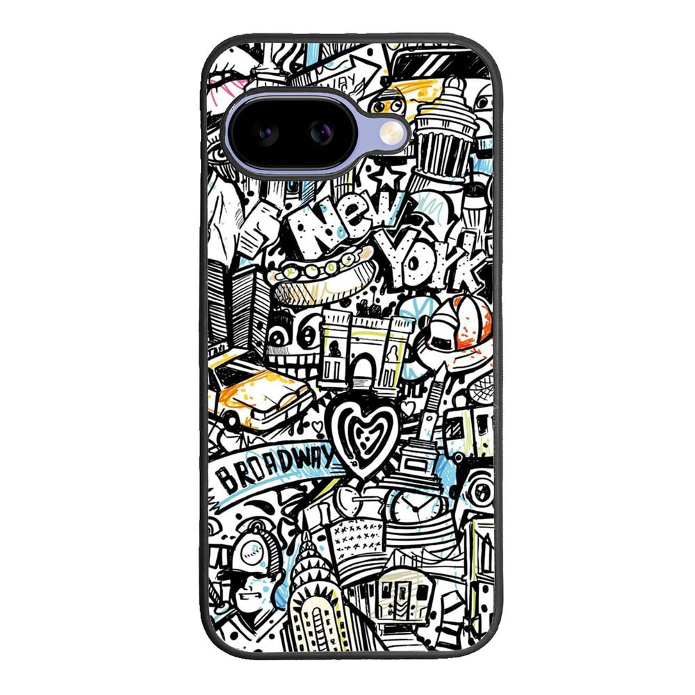 New York City Art Google Pixel 10A Case QC1875