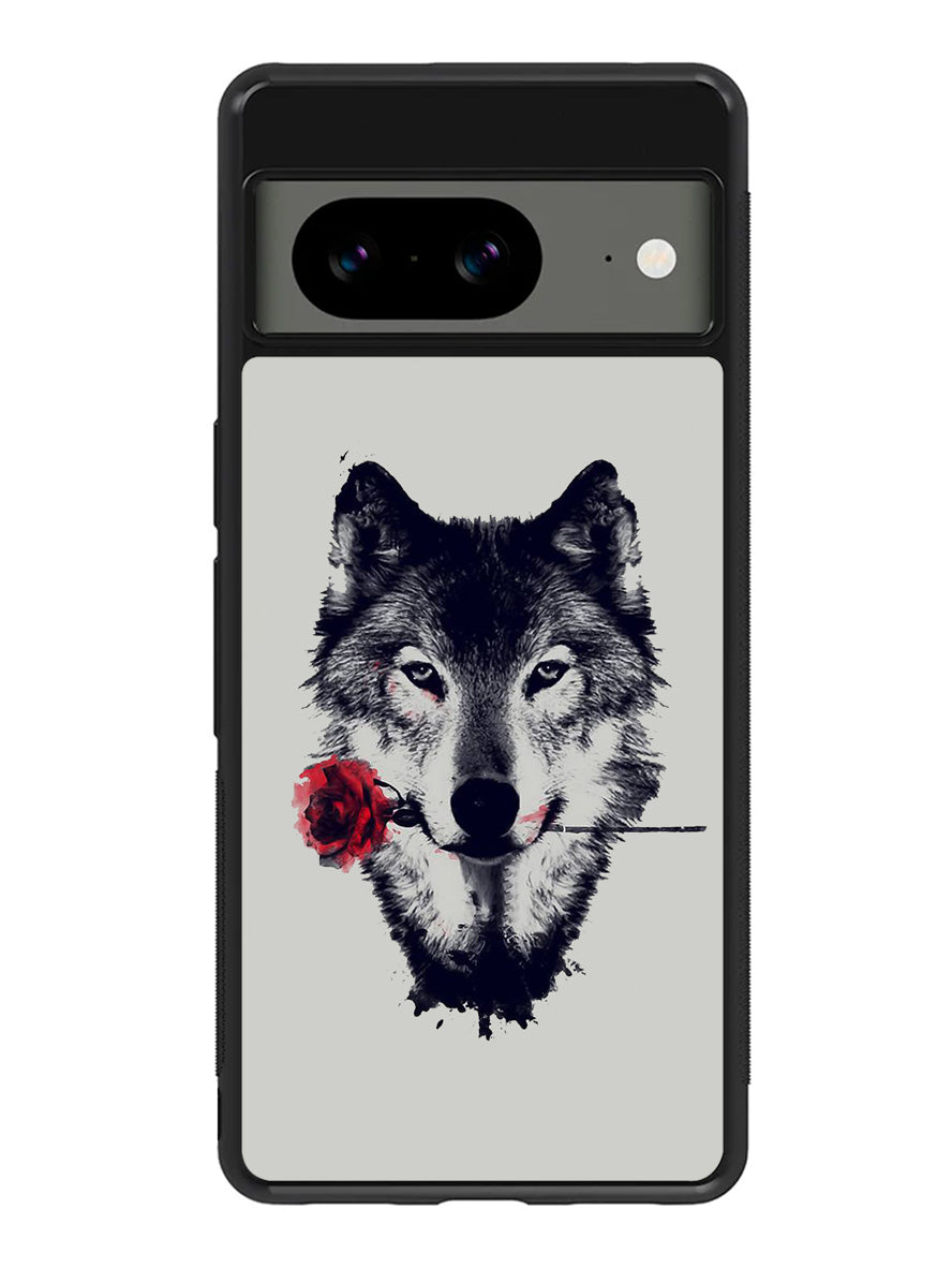 Wolf Rose Google Pixel 8 Case QC1878