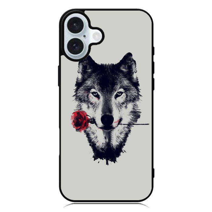 Wolf Rose iPhone 16 Plus Case QC1878