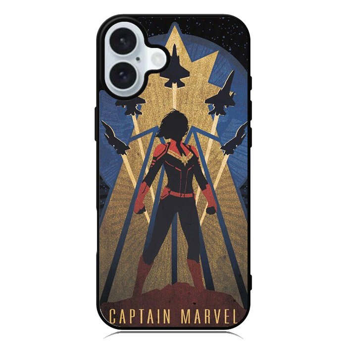 Captain Marvel Comic iPhone 16 Plus Case QC4372
