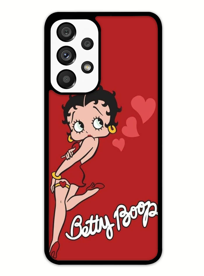 Betty Boop Red Background Samsung Galaxy A53 5G Case
