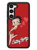 Betty Boop Red Background Samsung Galaxy S23 Plus 5G / Samsung Galaxy S23+ 5G Case