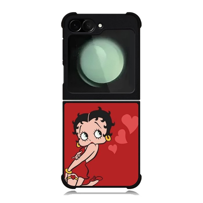 Betty Boop Red Background Samsung Galaxy Z Flip 6 Case