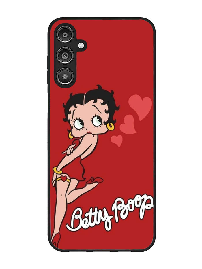 Betty Boop Red Background Samsung Galaxy A14 5G Case