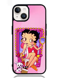 Betty Boop and Dog iPhone 14 Case OV4119