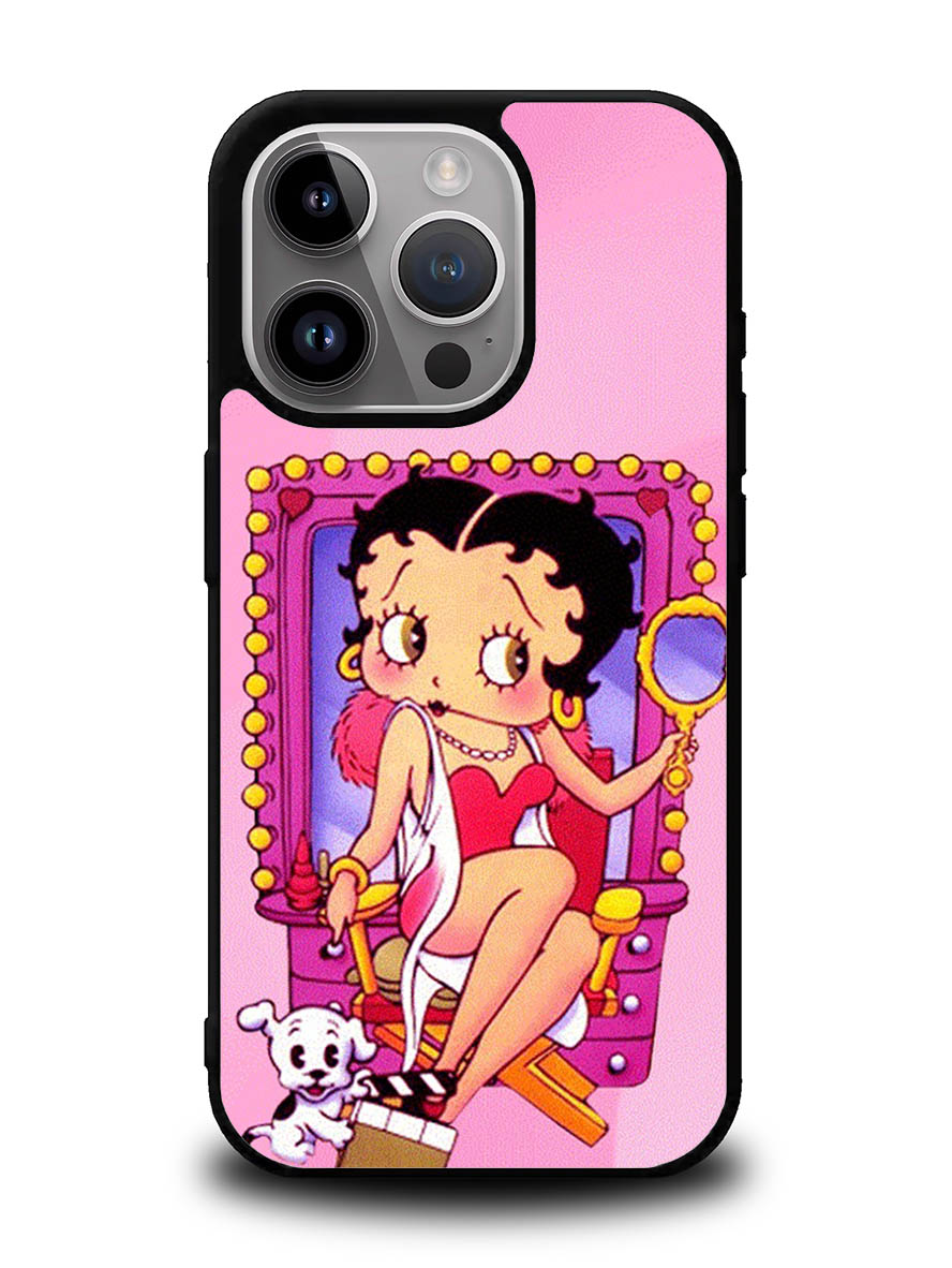 Betty Boop and Dog iPhone 16 Pro Case