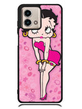 Betty Boop Pink Background flowers Motorola Moto G Stylus 5G 2023 Case