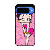 Betty Boop Pink Background flowers Google Pixel 10 Case