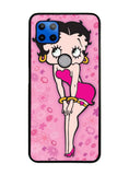 Betty Boop Pink Background flowers Motorola Moto G 5G Case , Moto One 5G Ace Case