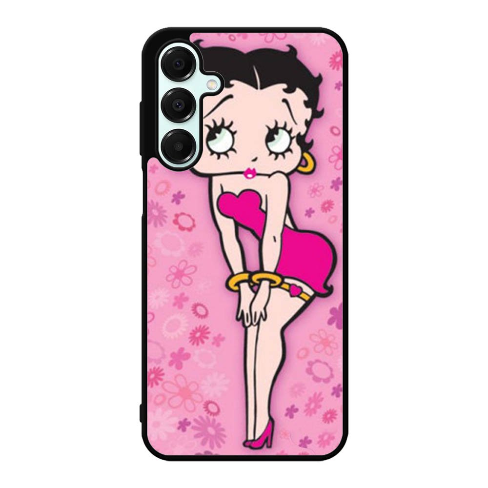 Betty Boop Pink Background flowers Samsung Galaxy A16 Case OV3352