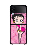 Betty Boop Pink Background flowers Samsung Galaxy Z Flip 4 5G 2022 Case