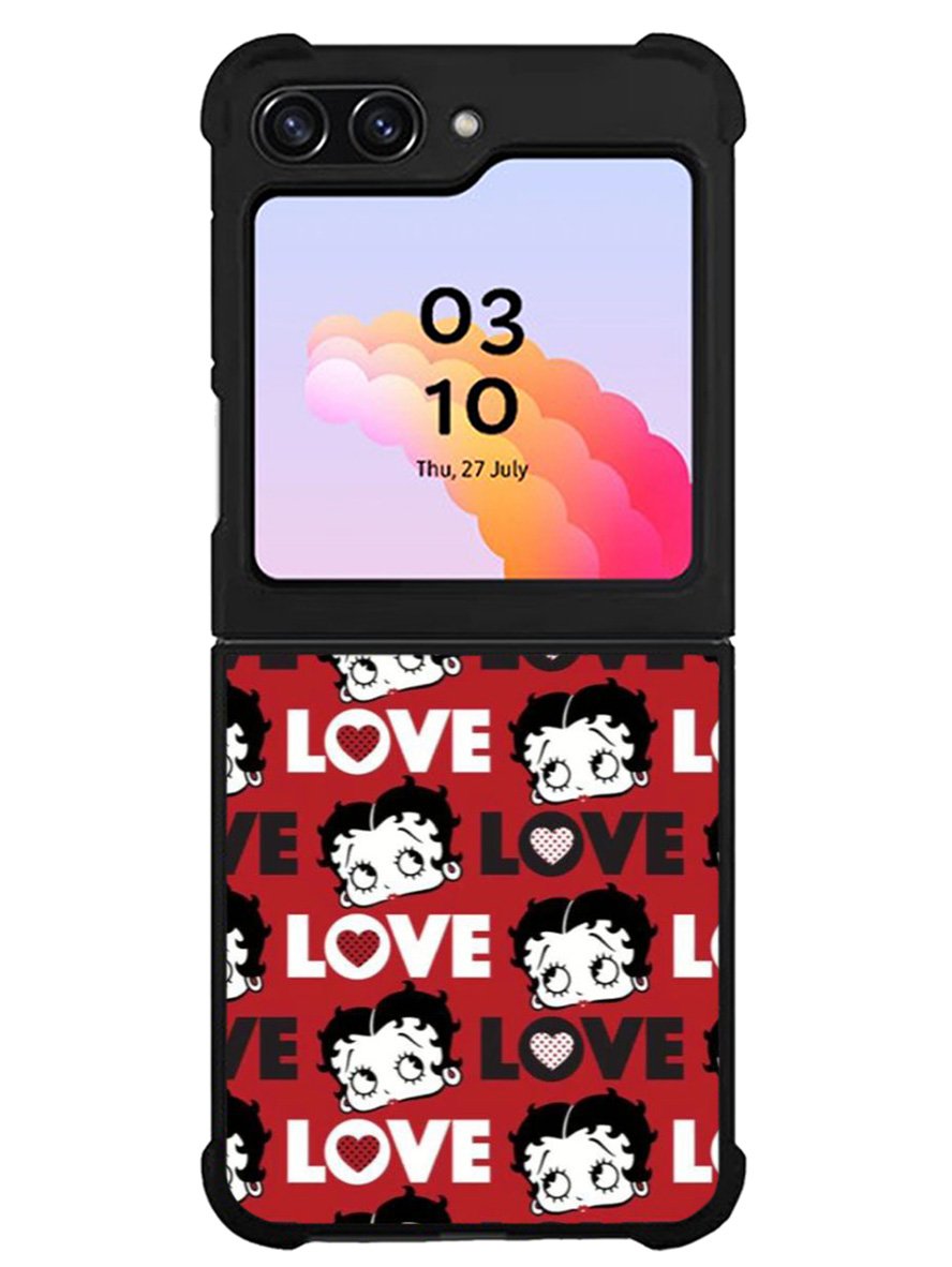 Betty Boop Love Cute Red Samsung Galaxy Z Flip 5 5G 2023 Case OV1886