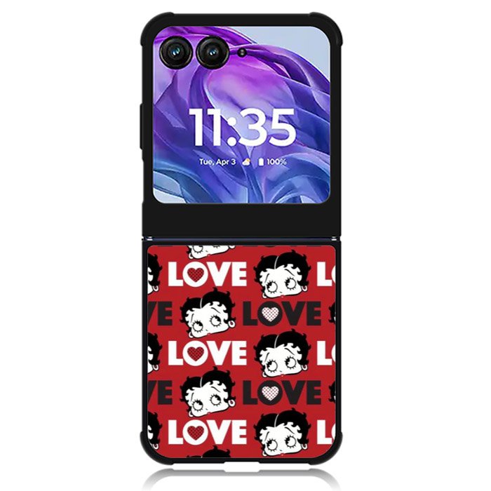 Betty Boop Love Cute Red Motorola Moto Razr Plus 2024 , Moto Razr+ 2024 Case OV1886
