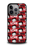 Betty Boop Love Cute Red iPhone 15 Pro Max Case OV1886