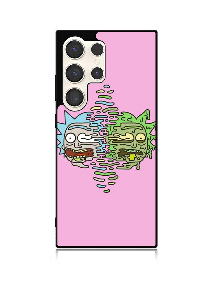 Rick And Morty Pink Samsung Galaxy S24 Ultra 5G Case OV1887