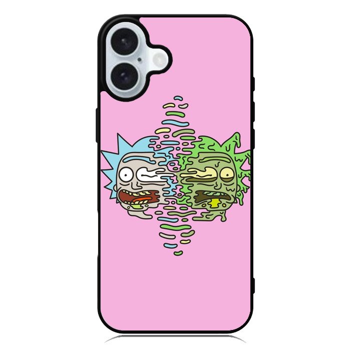 Rick And Morty Pink iPhone 16 Case QC1887