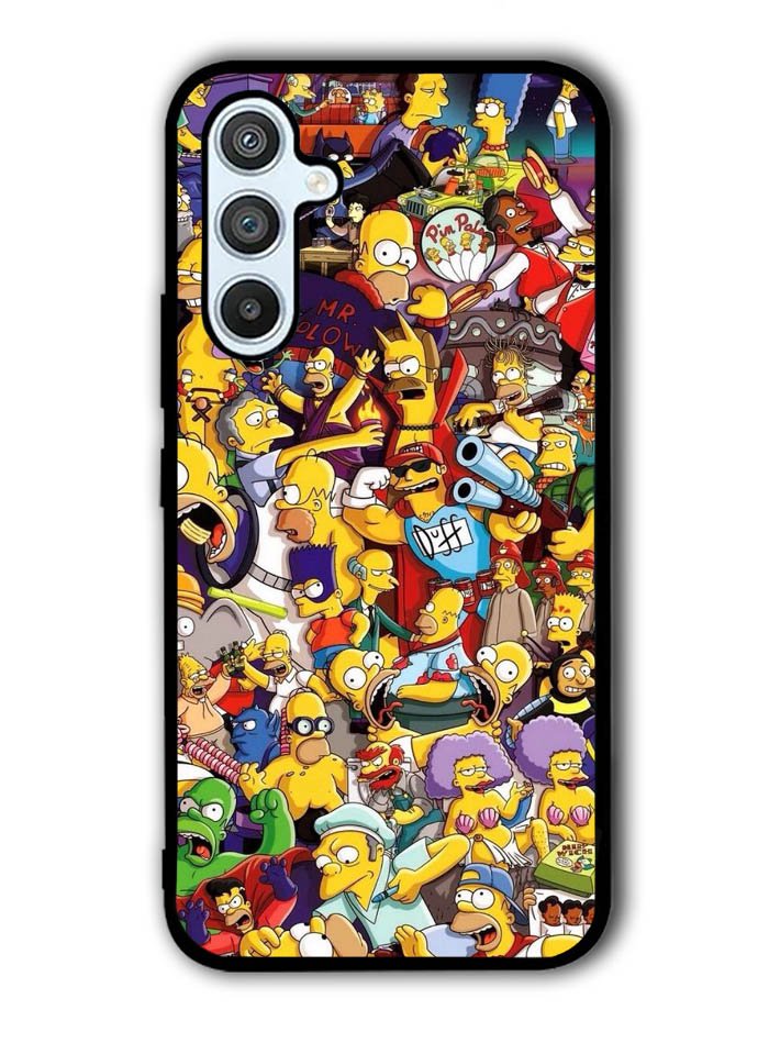 Doodle Simpsons Family Samsung Galaxy A54 5G Case OV4735