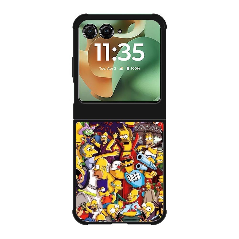 Doodle Simpsons Family Motorola Moto RAZR 2025 Case OV4735
