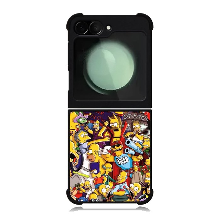 Doodle Simpsons Family Samsung Galaxy Z Flip 6 5G 2024 Case OV4735