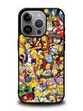 Doodle Simpsons Family iPhone 14 Pro Max Case QC4735