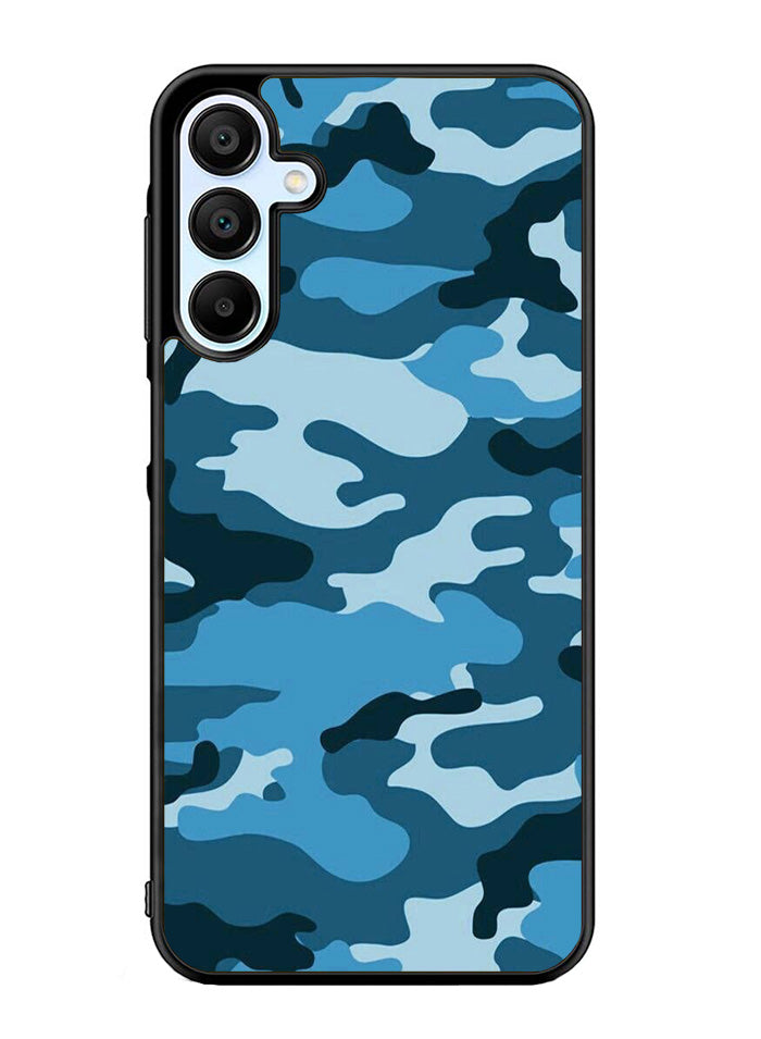 Camouflage Blue Samsung Galaxy A15 5G Case OV4382
