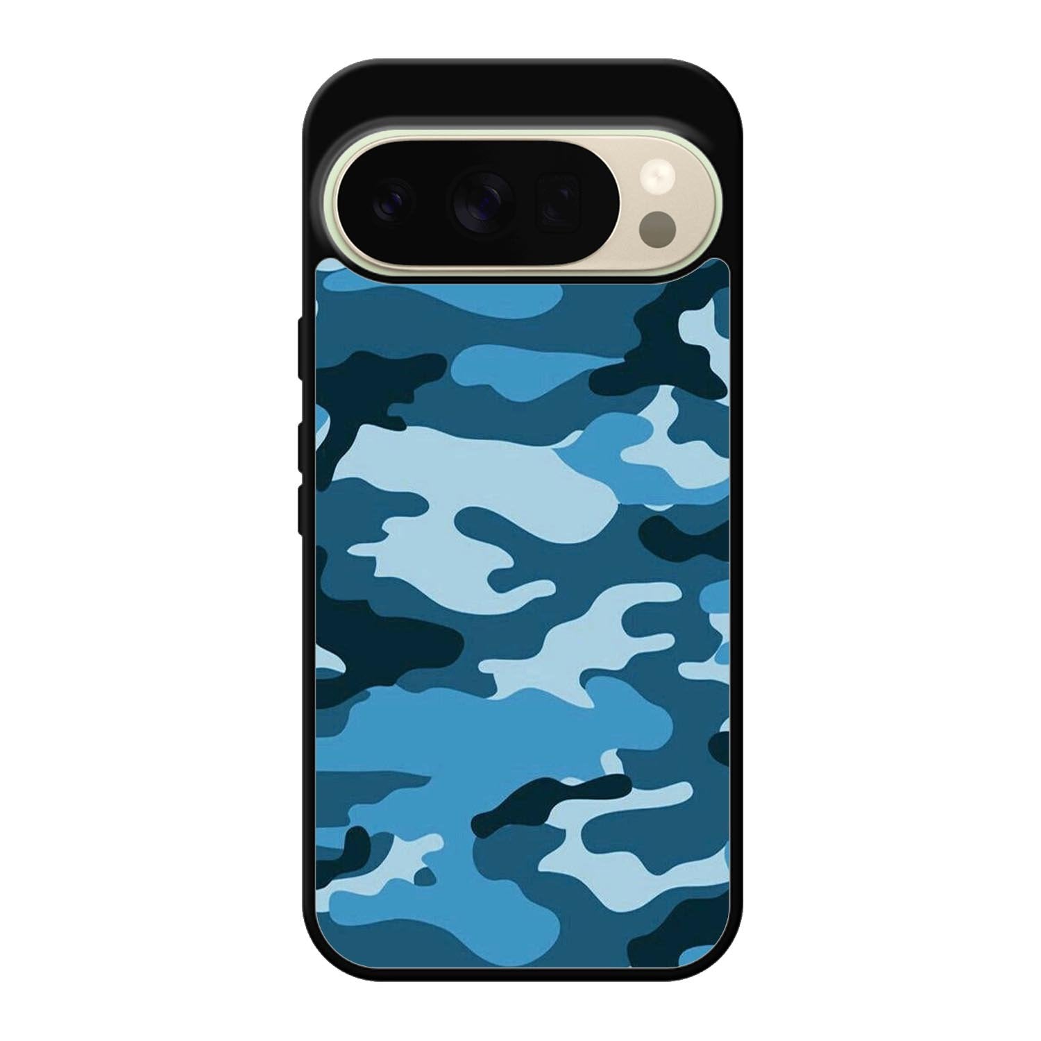 Camouflage Blue Google Pixel 10 Pro XL Case QC4382
