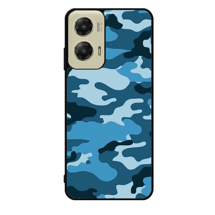 Camouflage Blue Motorola Moto G Stylus 5G 2024 Case OV4382