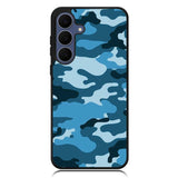 Camouflage Blue Samsung Galaxy S25 FE Case OV4382