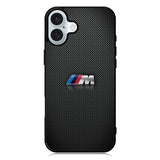 BMW M3 Logo Carbon iPhone 16 Plus Case QC4175