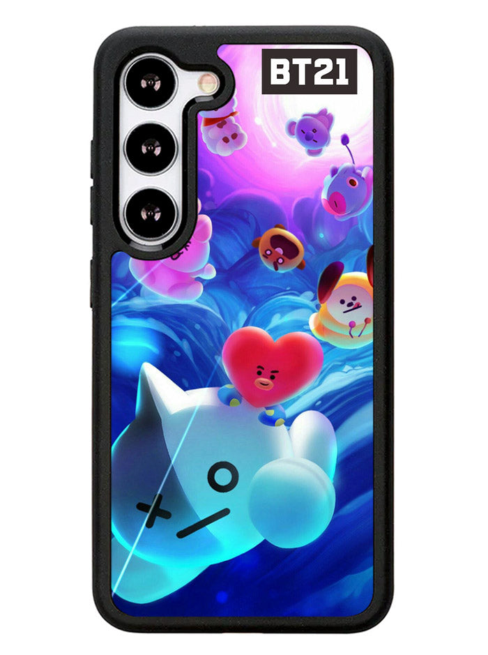 BTS BT21 Galaxy Samsung Galaxy S23 Plus 5G / Samsung Galaxy S23+ 5G Case