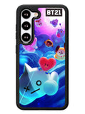 BTS BT21 Galaxy Samsung Galaxy S23 Plus 5G / Samsung Galaxy S23+ 5G Case