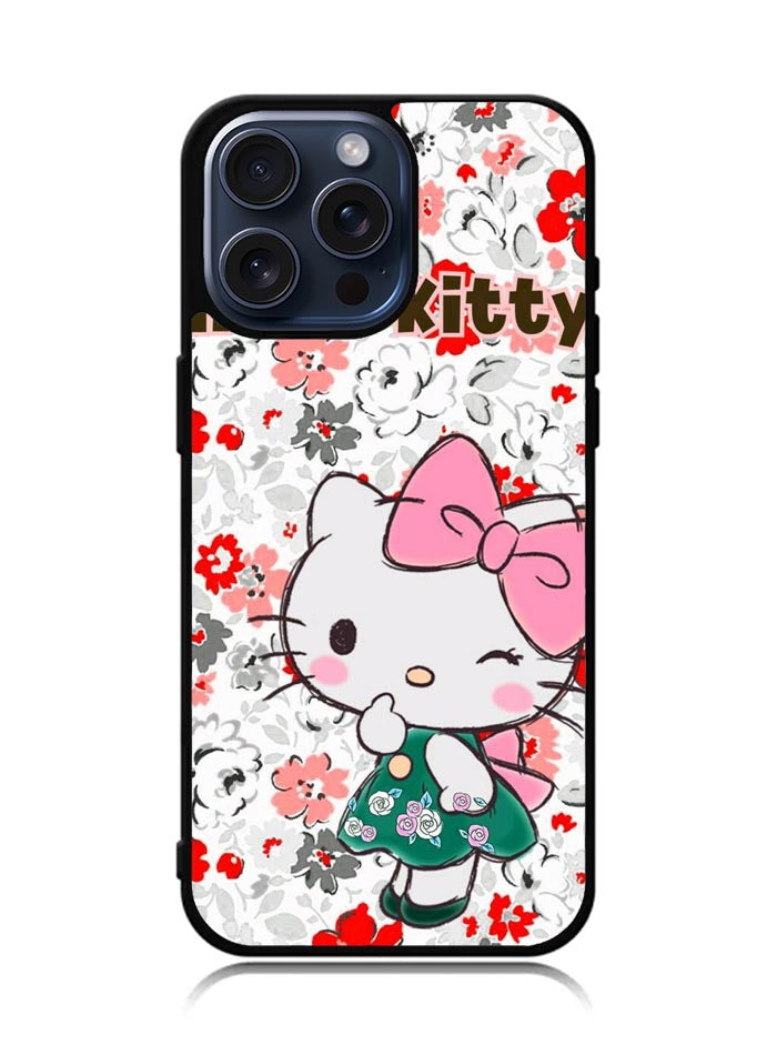 Hello Kitty Cute Flower iPhone 15 Pro Max Case