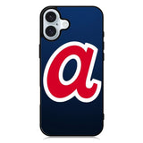 Atlanta Braves Backgrounds iPhone 16 Plus Case QC3906