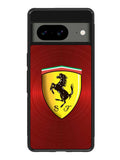 Ferrari Red Steel Google Pixel 8A Case QC4886