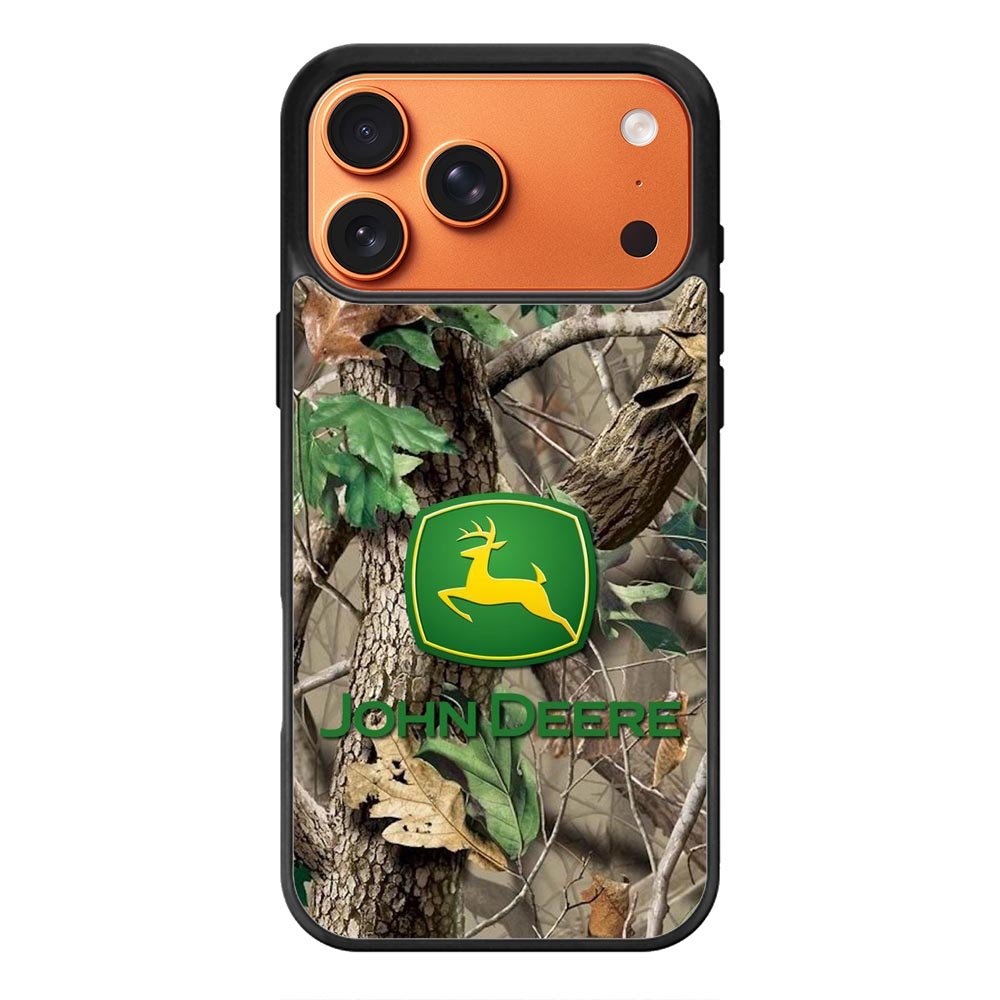 John Deere Camo Logo iPhone 17 Pro Max Case QC5303