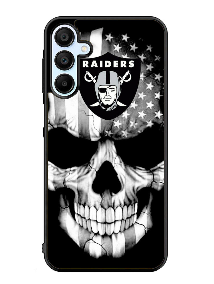 Skull Oakland Raiders Samsung Galaxy A25 5G Case