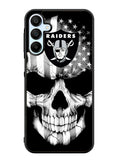 Skull Oakland Raiders Samsung Galaxy A25 5G Case