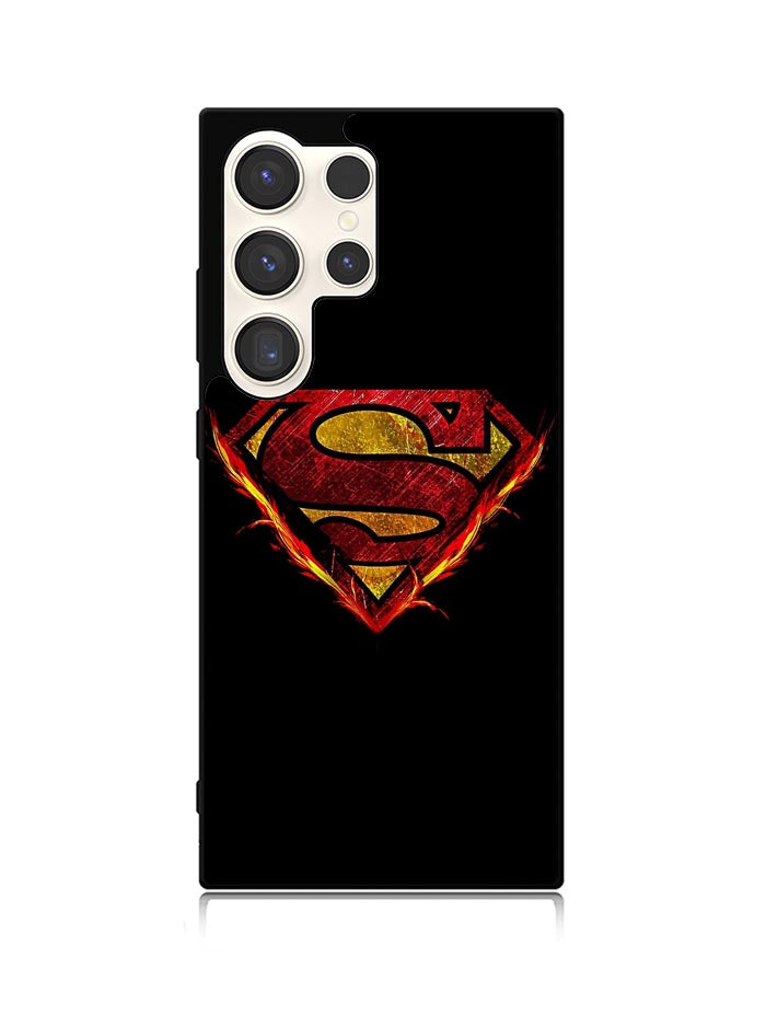Superman Fire Logo Samsung Galaxy S23 Ultra 5G Case QC2293