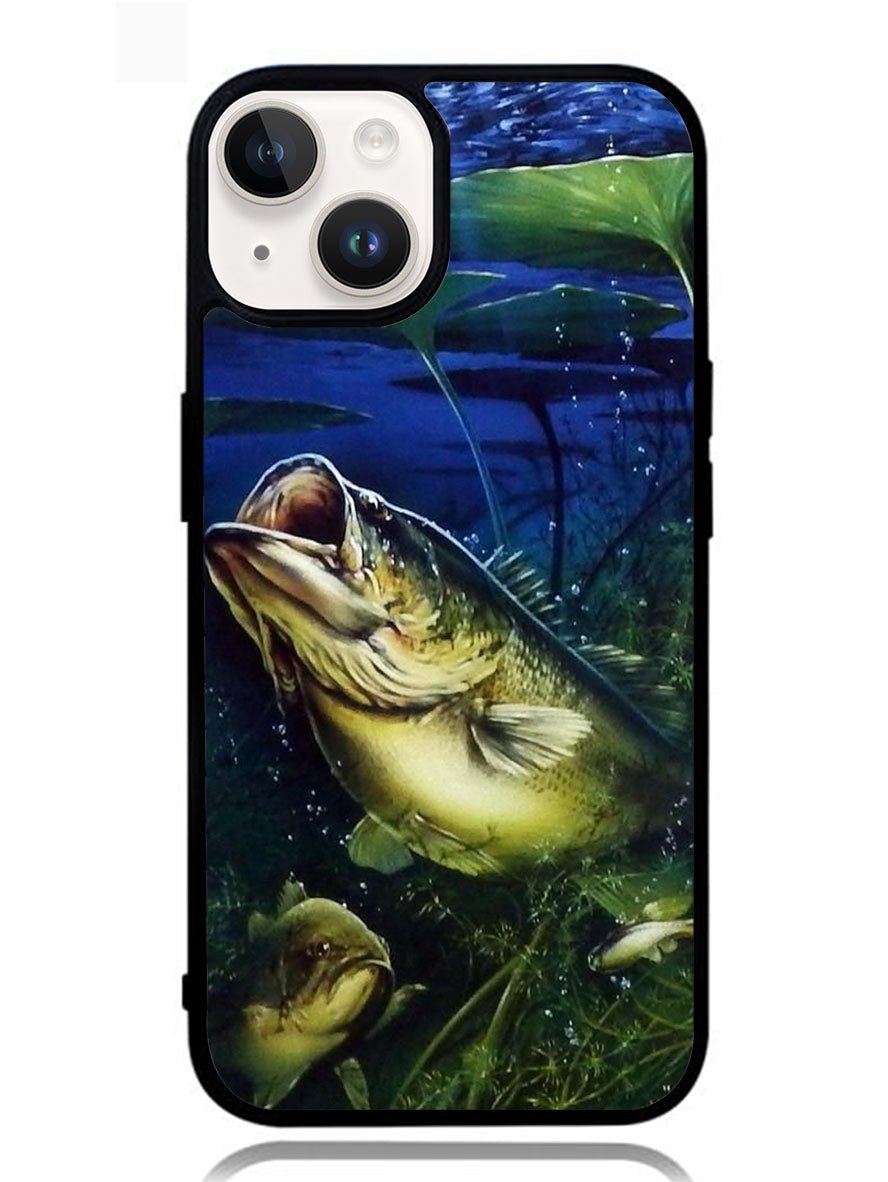 Bass Fishing Largemouth Fish iPhone 14 Plus Case