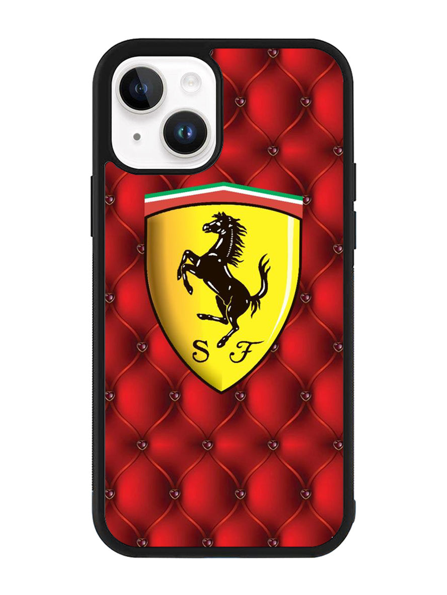 Ferrari Logo Smooth iPhone 15 Plus Case OV1916