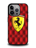 Ferrari Logo Smooth iPhone 14 Pro Max Case QC1916
